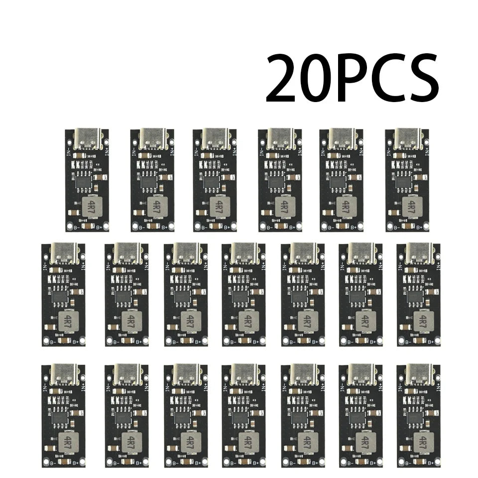 XZG Type C USB Input High Current 3A Polymer Ternary Lithium Battery Quick Fast Charging Board IP2312 CC/CV Mode 5V To 4.2V 1-20