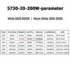SMD5730 LED Chip PCB Light Source Long Aluminum Lamp Plate 20W 30W 50W100W Watt Diy Floodlight Outdoor Retrofit Lamp Board Acces
