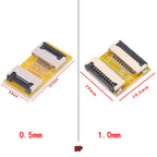 FPC Extension Board FFC Flexible Ribbon Cable Adapter Board 1.0/0.5mm Spacing Flat Wire 4P/8P/10P/20P/40P-60P for Electronics