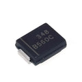 10PCS B560C-13-F B560C 5A 60V Schottky Diode SMC DO-214AB
