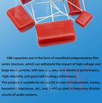 10PCS 63V 100V 250V 400V 630V CBB  Polypropylene film capacitor 100PF 220PF 470PF 10NF 1UF 22NF 100NF 220NF 330NF 470NF 680NF
