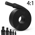 Φ4mm-Φ52mm Heat Shrink Tubing-4:1 Ratio Dual Wall Adhesive Lined Shrinkable Wire Wrap Tube Waterproof Industrial Black