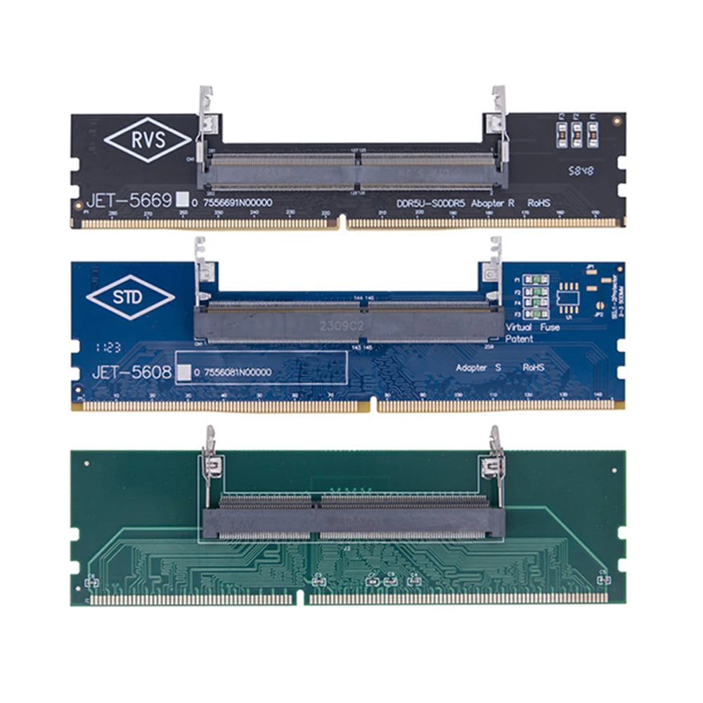 DDR3 DDR4 DDR5 Laptop to Desktop Memory Adapter Card Memory RAM Connector Adapter DIMM Card SO-DIMM To PC Computer Converters