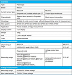 Three Phase Multi-function Smart Meter ME337 RS485 Rogowski coil LCD Digital Power Energy Panel meter