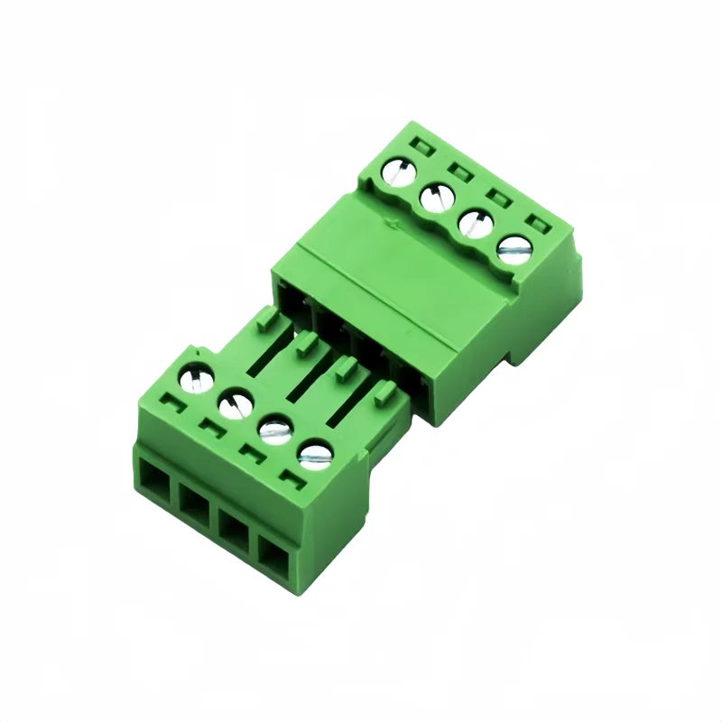 2 Sets 15EDGRK 3.81mm 2/3/4/5/6/7/8-24 Pin Right Angle Screw Terminal Block Connector 15EDG 3.81MM Pitch Plug + Pin Header Socke