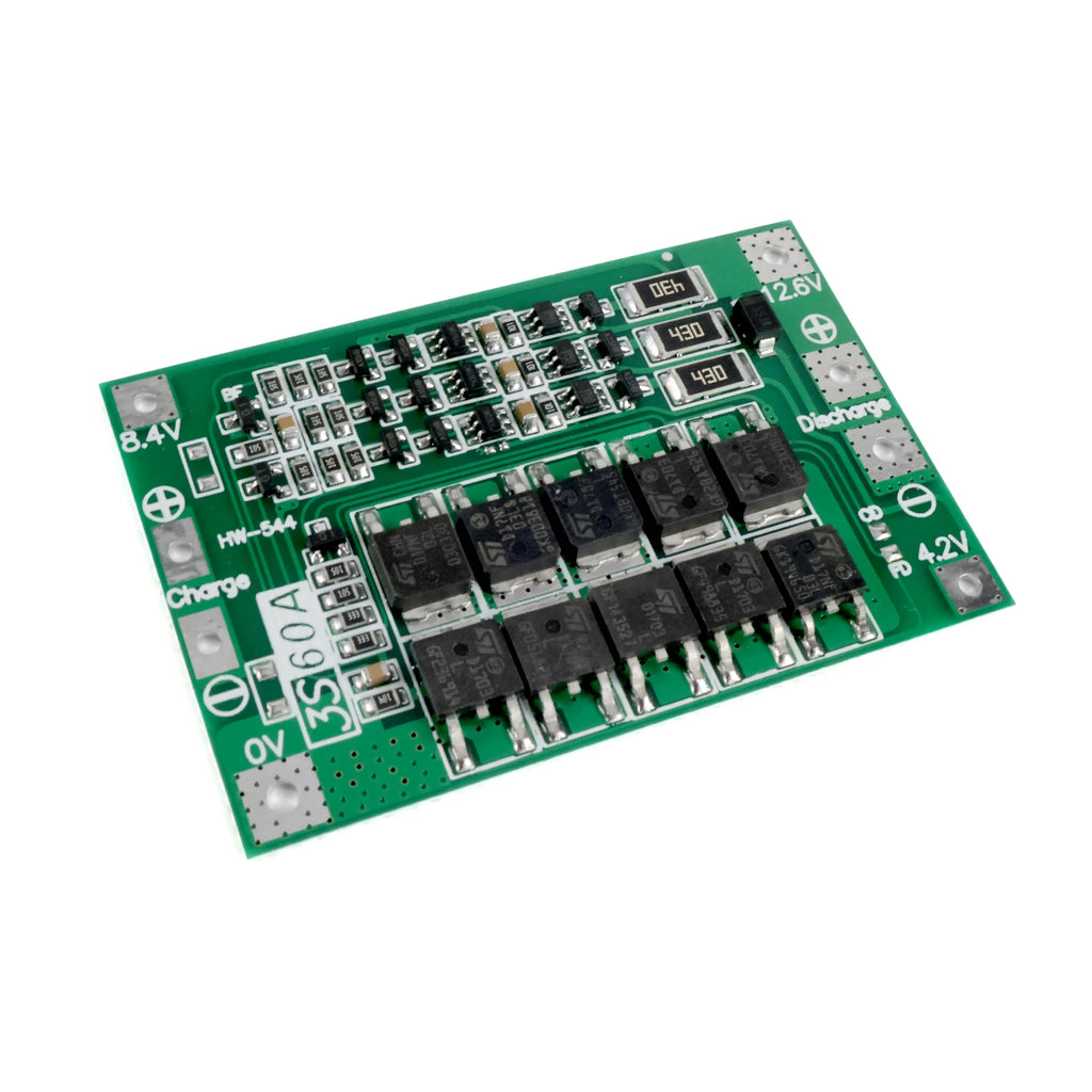 3S 4S 40A 60A 18650 Lithium Battery Protection Board BMS 12.6V 16.8V Overcharge Overdischarge Protection for Drill