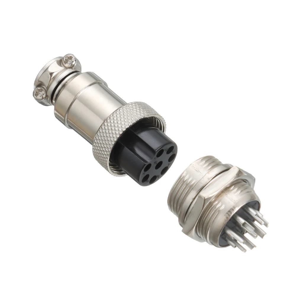 Accessories Mount Panel Aviation Plug M16 Male / Female  Cable Connector GX16