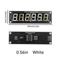 TM1637 Module 0.56" 0.56 Inch 7 Segments Digital Display Tube 4/6-Digit LED Module Board For Arduino Red Green Blue White