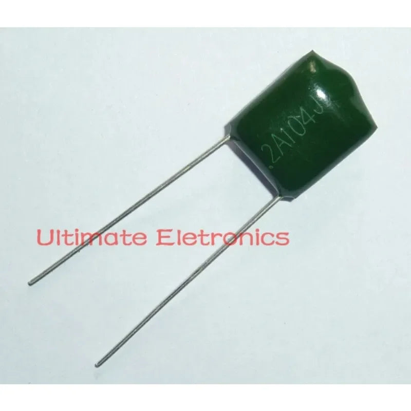 50Pcs/200Pcs Mylar Film Capacitor 100V 2A104J 0.1uF 100nF 2A104 5% Polyester Film Capacitor
