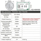 EBYTE E22-M Series SX1262 SX1268 Lora Module - Long Distance Wireless SMD High Precision TCXO at 170/433/868/915MHz