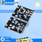 KY-004 3Pin Tactile Switch Module 6x6x5mm, Push Button for Arduino DIY Mini Projects