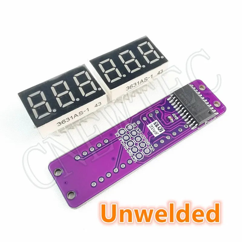 MAX7219 0.36 Inch 6 Bits Digital LED Display 7 Segment Module 6 Color Available for Arduino STM32 STC AVR ESP32 Unwelded