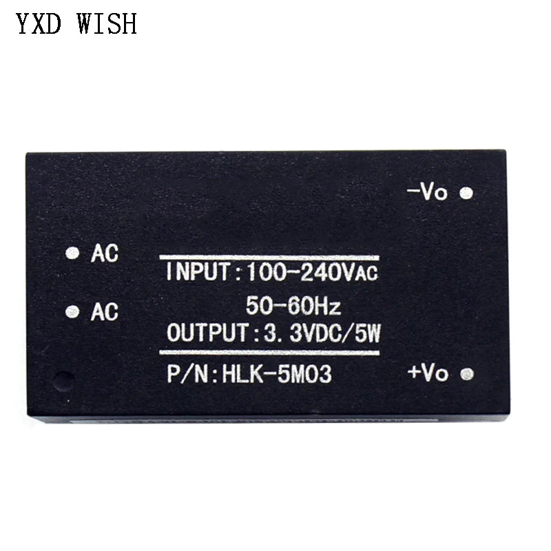 10pcs HLK-PM01 HLK-PM03 HLK-PM12 AC-DC 220V to 5V/3.3V/12V Mini Power Supply Module PM01 PM03 PM12 Isolated Transformer