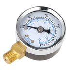 40mm 0~200psi 0~14bar Pool Filter Water Pressure Dial Hydraulic Pressure Gauge Meter Manometer 1/8" NPT Thread