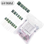 50PCS Polyester Film Capacitor Assorted Values J Tolerance for Electronics DIY