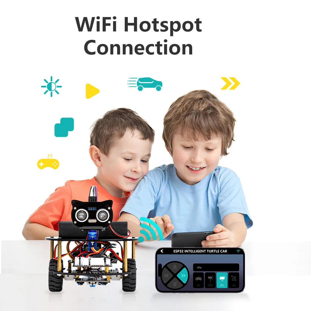 ESP32 Smart Robot Car Kit  Remote Control Car for Arduino Programming Project STEM Education Science Coding Kit