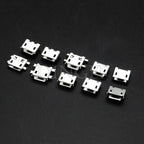 10 Types Each 5PCS Micro USB Female 4/5PIN DIP Type B SMT USB Connectors Jack Tail Sockect Plug Terminals For Diy repair MP3/4/5