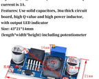 LM2596S LED Driver DC-DC Step-down Adjustable CC/CV Power Supply Module Battery Charger Adjustable LM2596 Constant Current