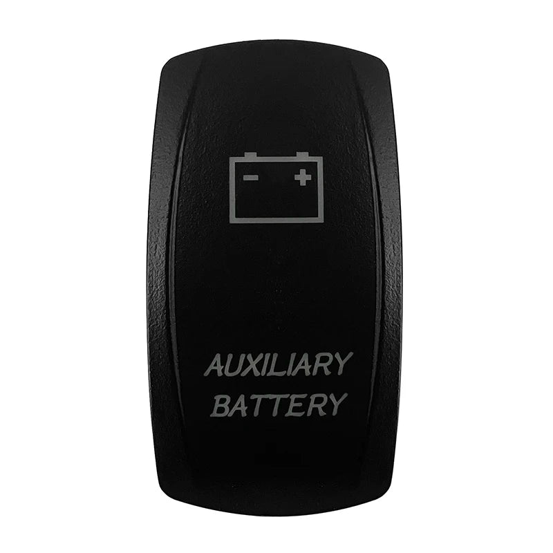 CUSTOM Dual RED Led Laser Etched Rocker Switch ON-OFF ON-OFF-ON (SPST DPDT) for ARB/Carling/NARVA 4x4 Caravan Accessories SUV