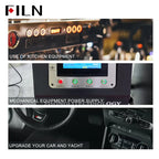 FILN 16mm 19mm 22mm Stainless Steel Waterproof LED Indicator Metal Push Button  Switch Power Symbol   Start Stop Power on Off