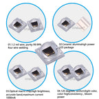 1pcs 1W 3W High Power 3535 LED Chip IR 1000nm 1200nm 1300nm 1500nm1600nm Infrared FarRed Diode Lamp for DIY Night Vision Camera