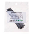 100pcs Green Blue White 5colors Each 20pcs 5730 5050 3528 1210 1206 0805 0603 0402 SMD LED Diode Kit Red  Yellow