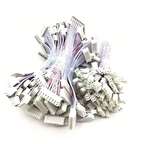 10pcs XH2.54mm 2P 3P 4P 5P 6P 7P 8P-12P Female to Female Connector with 26AWG Red White Wire Cable XH2.54 Double-ended Plugs