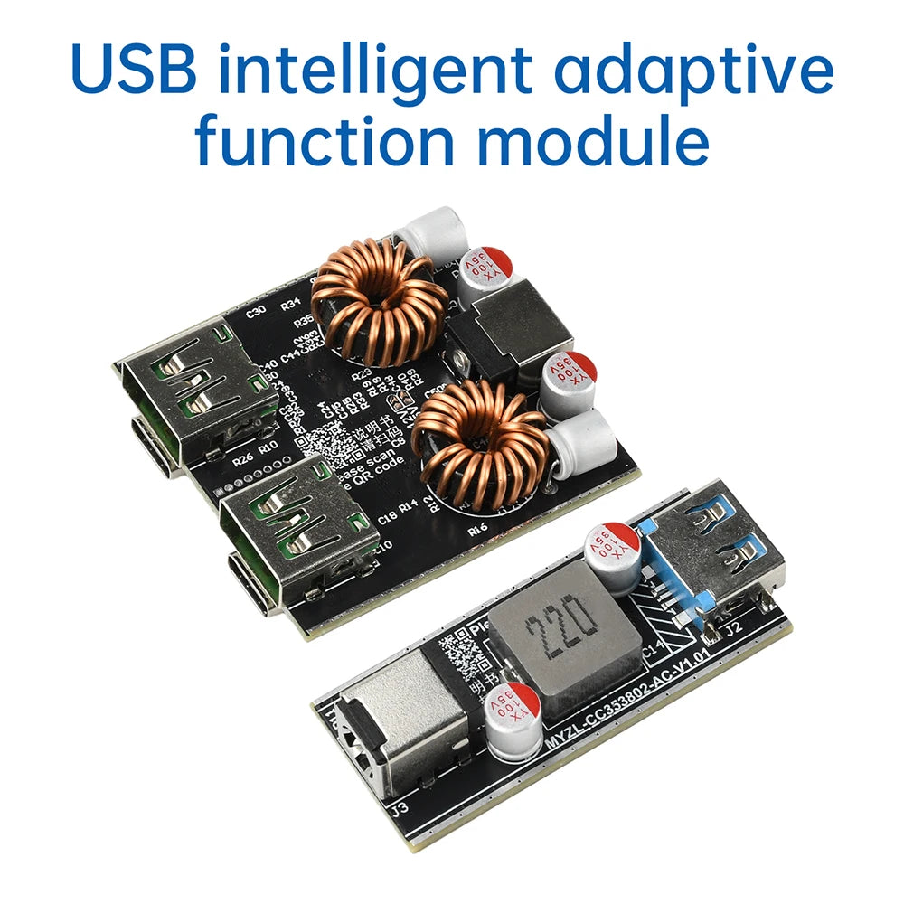 PD140W  /100W Fast Charging Module Full Protocol DIY Motherboard intelligent Desktop Charger supports PD QC AFC FCP VOOC