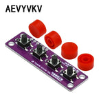Touch Four Button Switch Module Compatible with Arduino Development Board Sensor Raspberry PI 51 MCU Suite