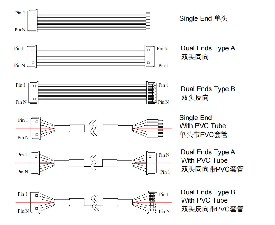510210400 WIRE HARNESS, MOLEX PICO BLADE SERIES 1.25MM PITCH, 51021-0400, 4P CABLE, Off The Shelf