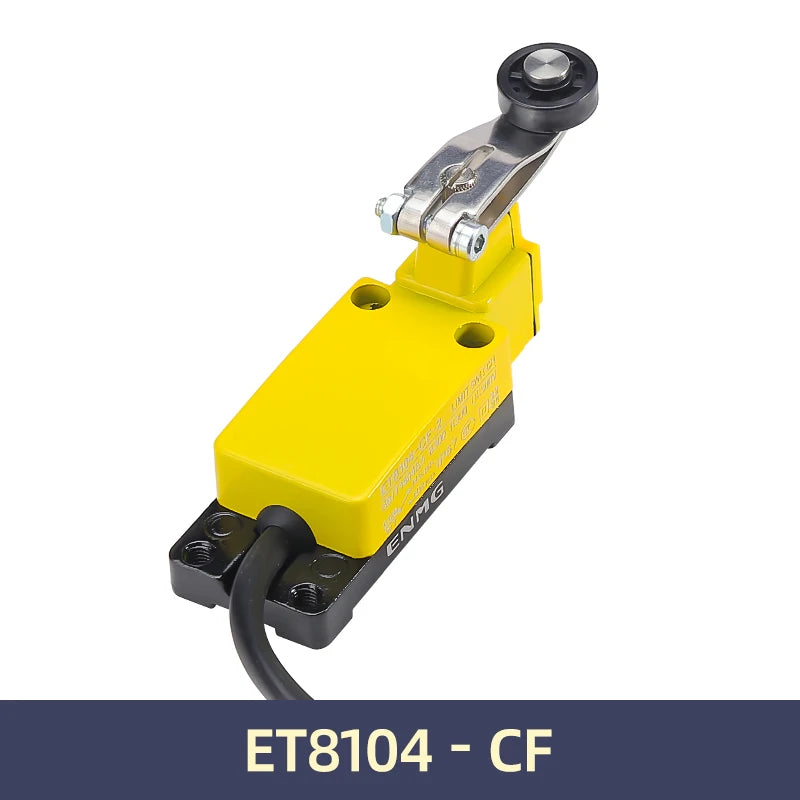 ENMG ET8108-CF IP67 Waterproof Travel Limit Switch Mechanical Position Switch Roller Lever for Industrial Equipment Farm Manure