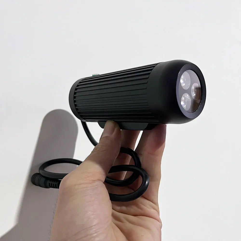 Total Invisible 940nM IR lamp Board with Light Sensor (Black 3pcs LED Illuminator Array) 30ft Range, 30/45 deg, 12VDC