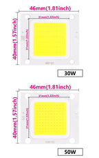 10Pcs Super Power LED Chip 100W 70W 50W 30W 20W 10W 27-36V For Floodlight Spotlight Bulbs Diode LED Ceiling Light Lamp Source