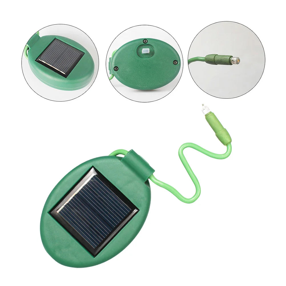 2pcs Solar Flower Pot Light Mini Size 400mAh Waterproof Garden Outdoor Landscape Lighting Solar Powered Spotlights