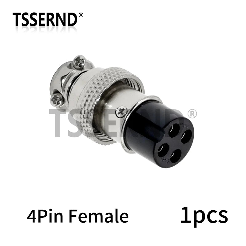 GX12 GX16 GX20 2 3 4 5 6 7 8 9 10 Pin Connector Male Female Butting Wire Cable Circular Aviation Socket Plug