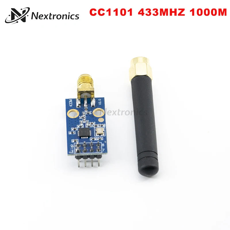 1/3/5/10PCS CC1101 Wireless Module with SMA Antenna Wireless Transceiver Module 315/433/868/915MHz for Arduino