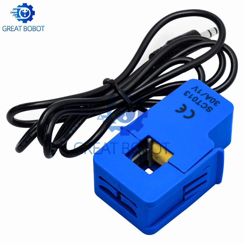 Non-invasive Split Core Current Transformer AC Current Sensor-100A, 30A,50A  (SCT-013 - 000, SCT - 013 - 030, SCT - 013 - 050)