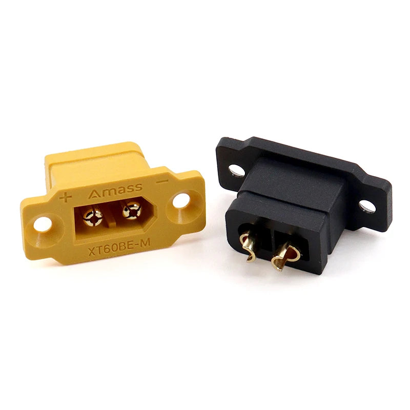 Original Amass XT60BE-M  Male XT60BE XT60 XT60H Bullet Connector Wire Cable Plug For RC FPV Charger Battery Motor ESC