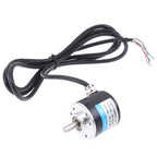 100-600P/R Incremental Photoelectric Rotary Encoder DC 5V-24V Mini Pulse Speed Measuring Sensor