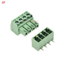 5/10Set 15Edg 2/3/4/5/6/7/8/9 Pin Right Angle Screw Terminal Block Connector 3.81mm Pitch Plug+Pin Header Socket 2p 3p 4p 5p 6p