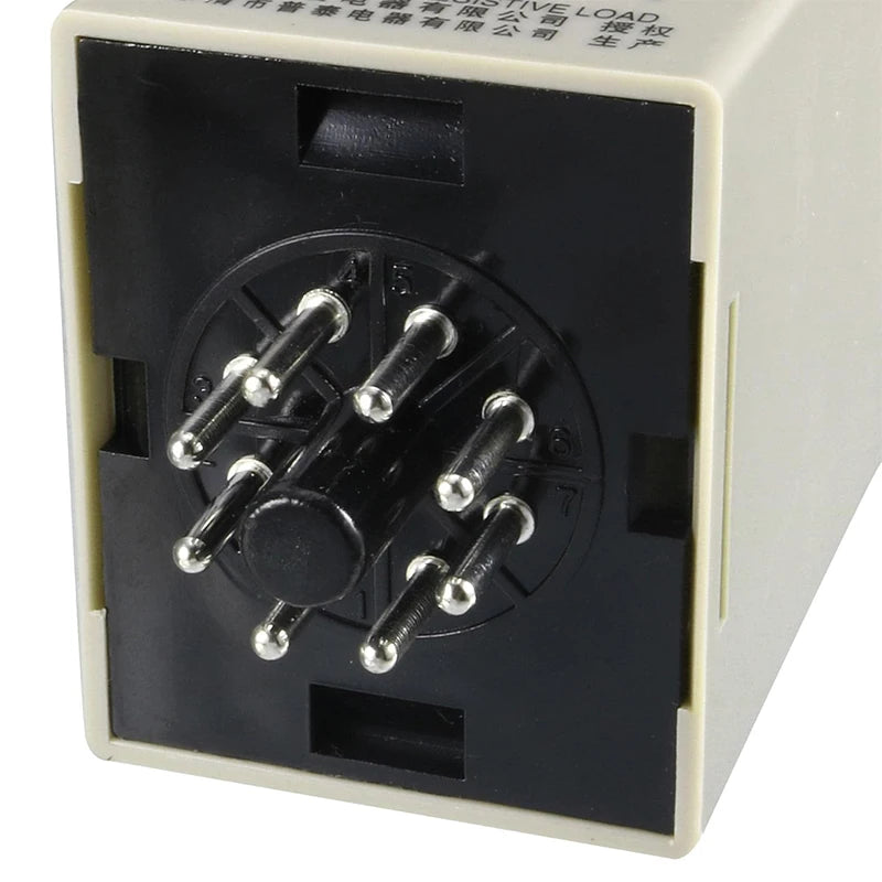 AH3-2 Power on Delay Timer Time Switch Delay Timer Relay Adjustable time 1~60S 3~60M With 8pin Socket 12 24V 110V 220V 380V