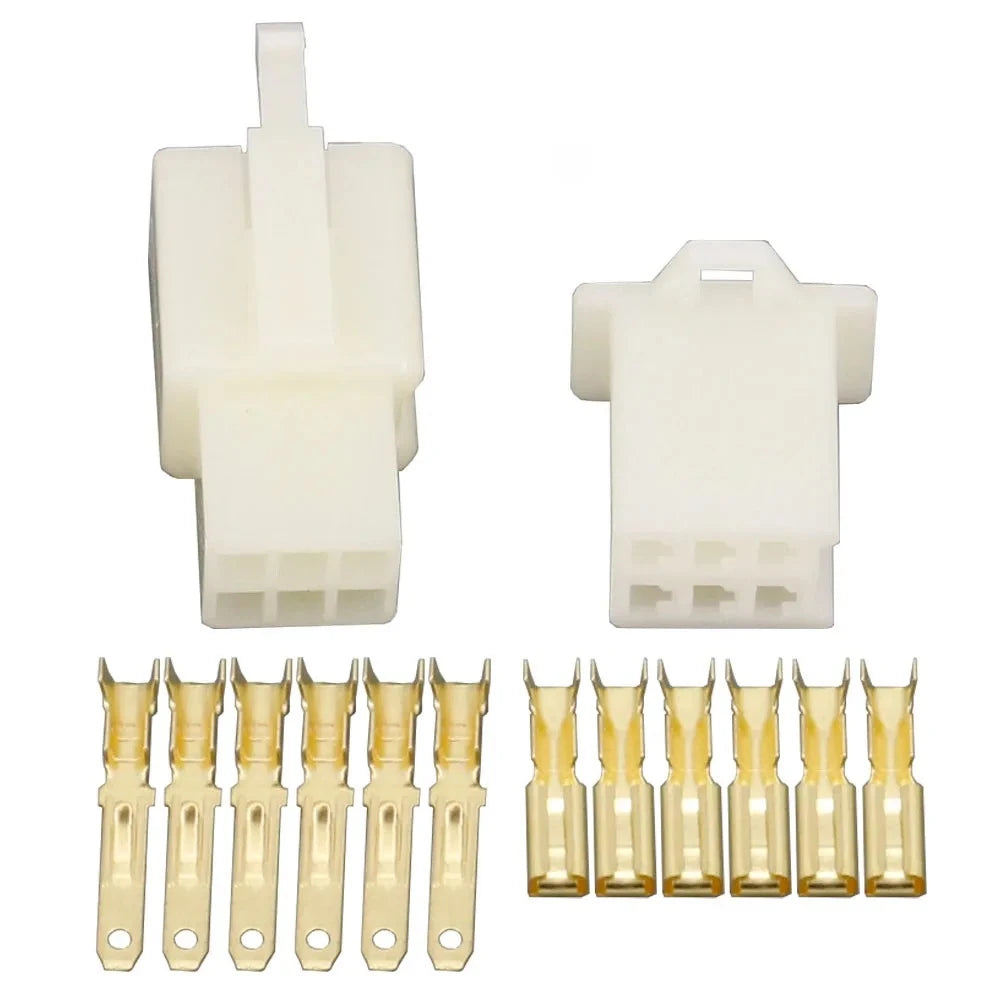 10Sets DJ7021A 2/3/4/6/9Pin 2.8mm Series Electrical Wire Connector Male Female Cable Terminal Plug Kits for Motorcycle Ebike Car