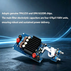 YJCO TPA3255 Mono Subwoofer Amplifier Board 600W Class‑D HiFi Digital Power Amp Module Frequency Volume Adjustment DC24‑48V