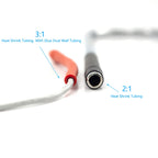 127-800 Pcs Boxed Heat Resistant Tubing Heat Shrinkable Tubing Heat Shrink Packaging Kit Electrical Connection Cable Protection