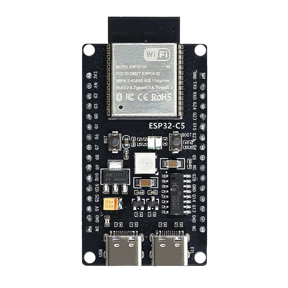 ESP32-C5 Development Board Supports 2.4G and 5GHz Dual-frequency WiFi 6 Bluetooth ESP32C5 Core Board