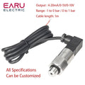 4-20mA 0-5V 0-10V Output -1-0bar 0-1bar G1/4 Vacuum Pressure Transmitter Transducer Sensor Controller 0.5% FS High Precision