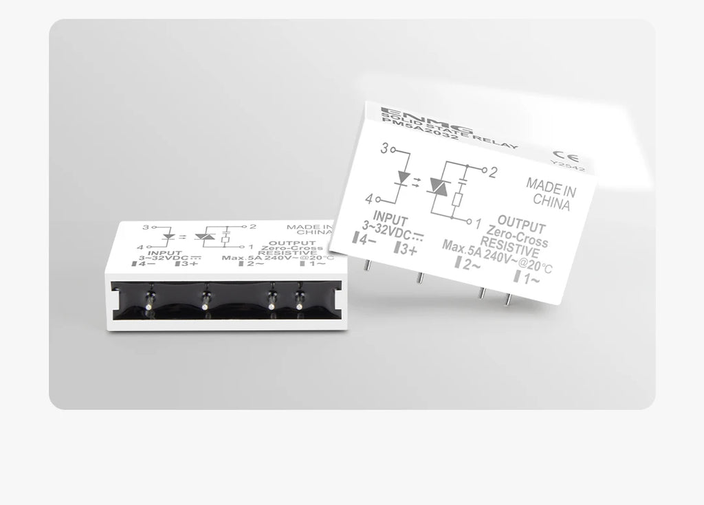 ENMG PCB Pin - Type Solid - State Relay PM5D  3 - 32Vdc Non - Contact, DC - DC Control (5A 24V Compatible)