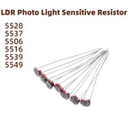 50-100PCS LDR Photo Light Sensitive Resistor Photoelectric Photoresistor 5528 GL5528 5537 5506 5516 5539  For Arduino