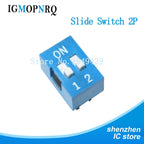 10pcs Slide Type DIP Switch Module 1 2 3 4 5 6 7 8 PIN 2.54mm Position Way DIP Blue Pitch Blue Snap Switch Dial Switch