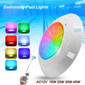 LED Swimming Pool Lights RGB AC12V 12W 18W 25W 35W 45W IP68 Waterproof Lamp with Remote Controller for pool party